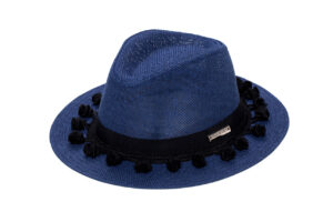 MILA NAVY BLUE&BLACK HAT